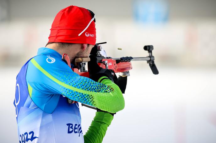 Jakov Fak, Peking | Jakov Fak je poskrbel za najboljšo uvrstitev slovenske biatlonske reprezentance na OI v Pekingu, a njegovo 26. mesto s sprinta ni tisto, kar so si želeli. | Foto Guliverimage