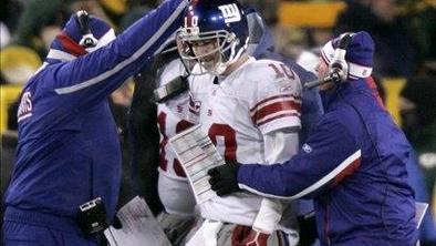 New England Patriots in New York Giants v finalu NFL