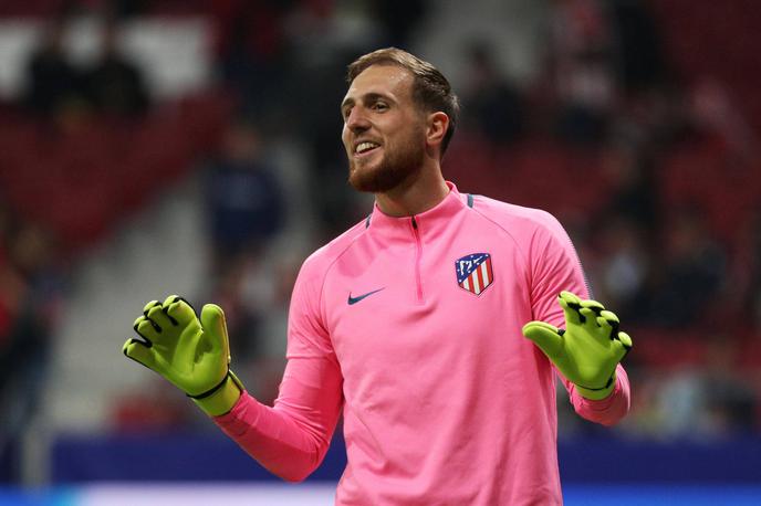 Jan Oblak | Slovenski vratar Jan Oblak na lestvici najbolje plačanih nogometašev v prvi španski ligi zaseda visoko četrto mesto.  | Foto Guliverimage