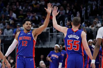 Tudi v NBA težave zaradi vremena, Detroit Pistonsi zlahka do zmage