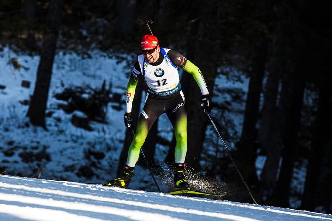 Jakov Fak je bil pričakovano najboljši slovenski tekmovalec, v skupnem seštevku svetovnega pokala je končal na 14. mestu. | Foto: Peter Podobnik/Sportida