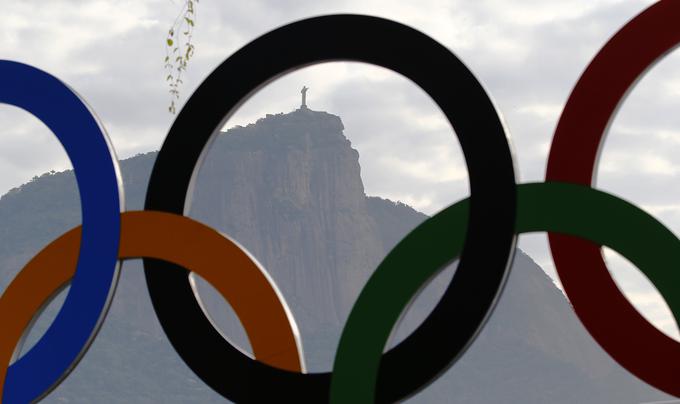 Rio v znamenju olimpijskih krogov. | Foto: 