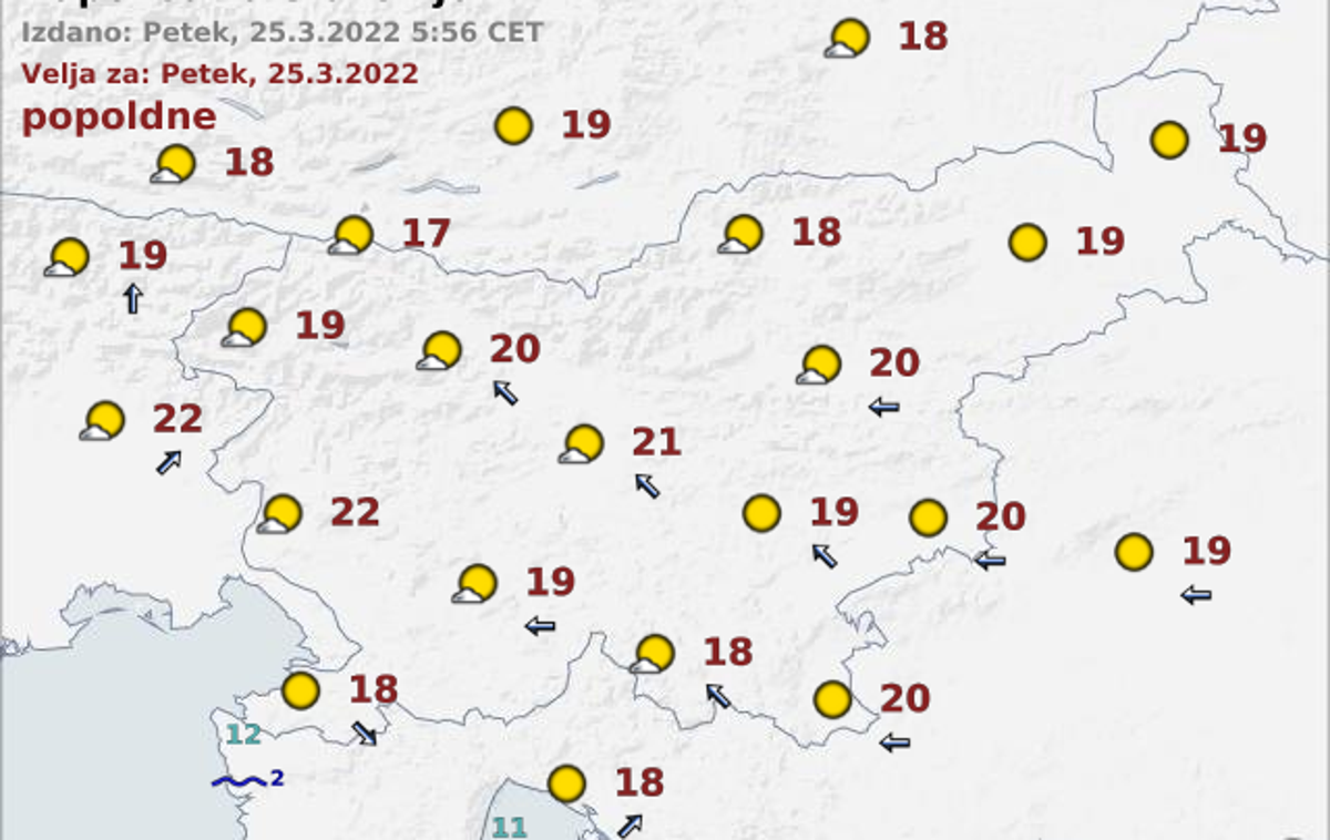 vreme | Foto ARSO Meteo