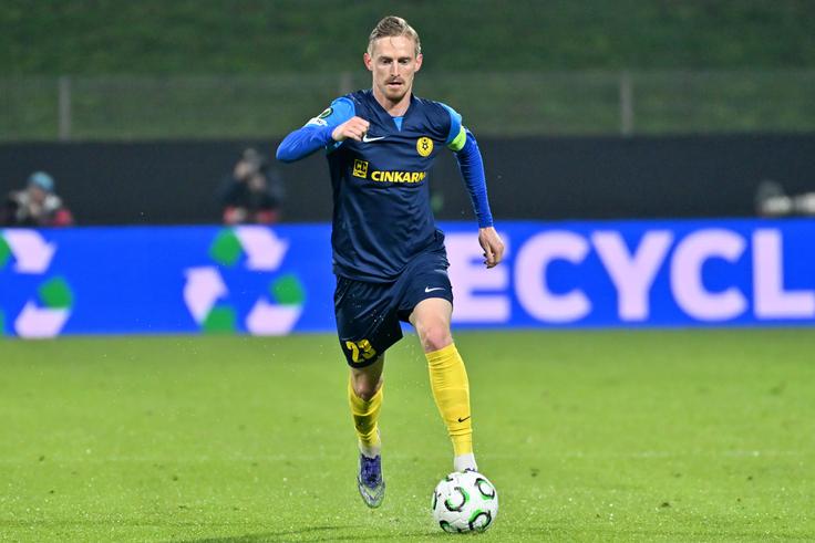 Žan Karničnik je zadel za vodstvo Celja z 2:1. | Foto: Guliverimage