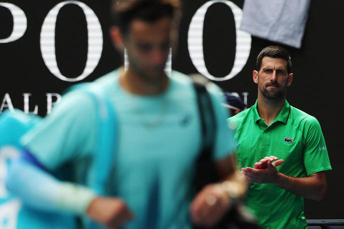 Lorenzo Musetti | Novak Đoković je bil že na poti domov, nato pa je sledil šok. | Foto Reuters