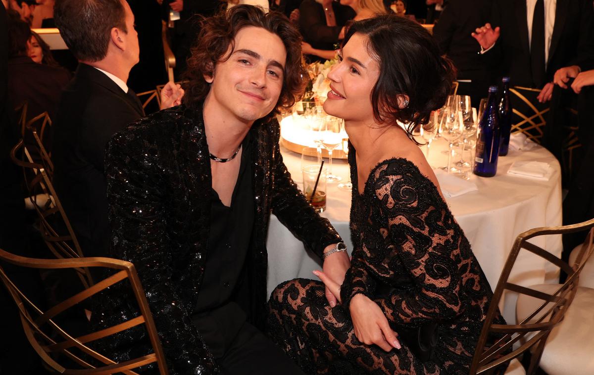 Kylie Jenner in Timothee Chalamet | Kylie Jenner in Timothée Chalamet sta se začela videvati aprila 2023. | Foto Profimedia