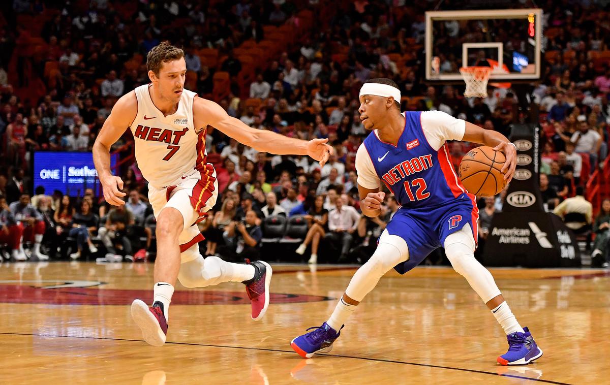Goran Dragić | Miami Heat Gorana Dragića je gostil Detroit Pistons. | Foto Reuters
