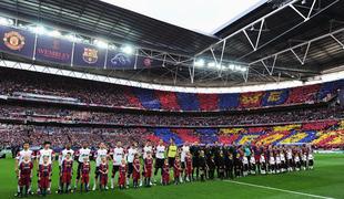 Wembley srečen kraj za Barço, pokopališče za Benfico