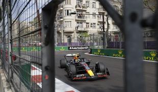 Perez kralj uličnih dirk, Verstappen preklinja varnostni avto