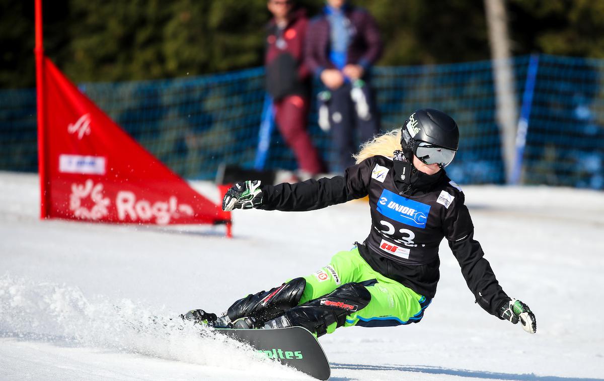 Rogla MSP Sara Goltes | Sara Goltes je bila najboljša slovenska tekmovalka na slalomski in veleslalomski tekmi. | Foto Morgan Kristan/Sportida