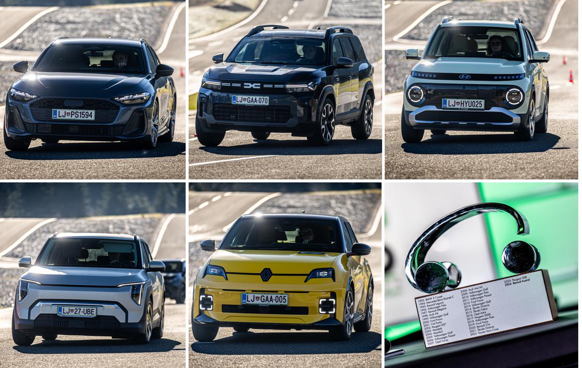 Slovenski avto leta 2026 | To je pet finalistov letošnjega izbora Slovenski avto leta 2026. Zmagovalec bo znan po finalu, ki bo tudi letos januarja. | Foto Uroš Modlic