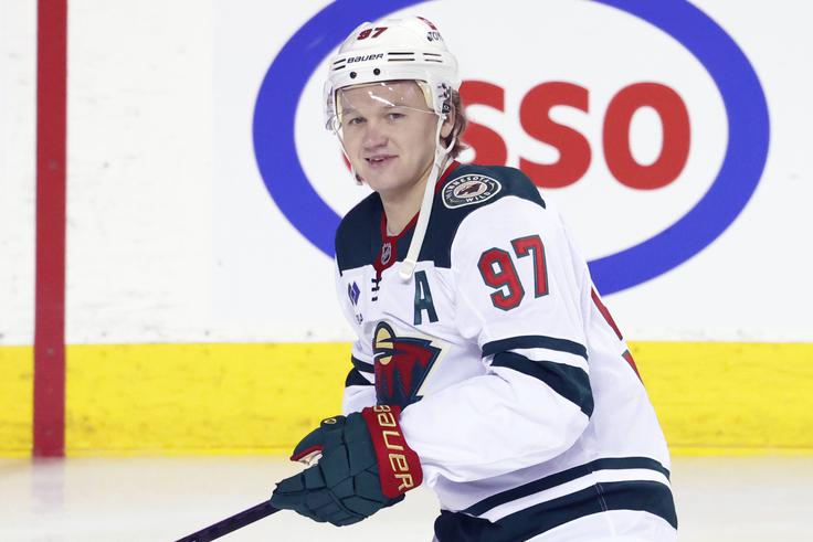 Kiril Kaprizov je z Minnesoto Wild predčasno podaljšal pogodbo za osem let v skupni vrednosti 136 milijonov dolarjev oziroma 116 milijonov evrov.  | Foto: Guliverimage