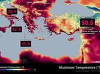 Temperature po Evropi