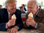 Donald Trump, Joe Biden, Sladoled