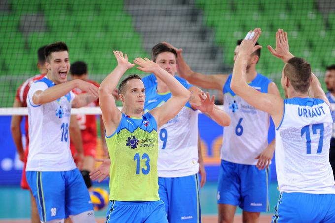 Slovenski odbojkarji bodo premierno tekmo na svetovnih prvenstvih odigrali v sredo. | Foto: Aleš Oblak