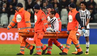 Nesrečni Urugvajec pri Juventusu končal sezono