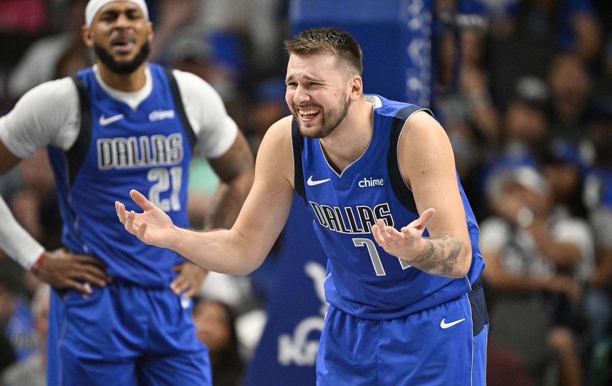 Luka Dončić | Luko Dončića in Dallas čaka srečanje s Houstonom. | Foto Reuters