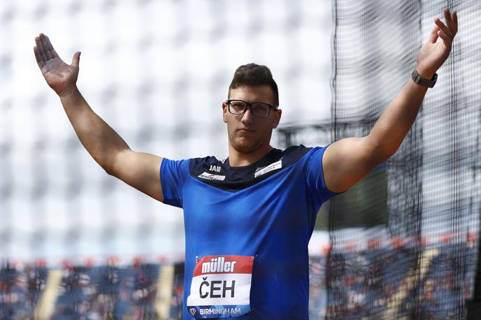 Kristjan Čeh, Birmingham, diamantna liga | Kristjan Čeh je z 71,27 metra izboljšal slovenski rekord in dosegel izid sezone na svetu. | Foto Reuters