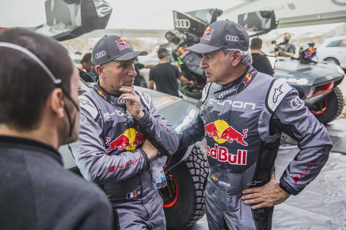 Carlos Sainz in Stephane Peterhansel kljub povsem novemu dirkalniku ostajata prva favorita Dakarja. | Foto: Red Bull Content Pool