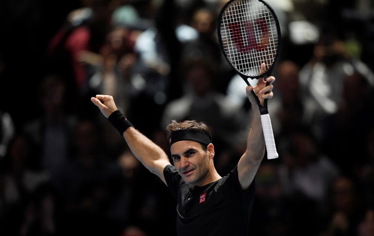 Roger Federer | Roger Federer je na odločilnem dvoboju premagal Novaka Đokovića in se uvrstil v polfinale. | Foto Reuters
