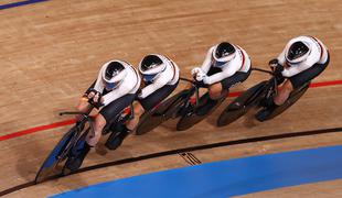 Nemške kolesarke do svetovnega rekorda v zasledovanju
