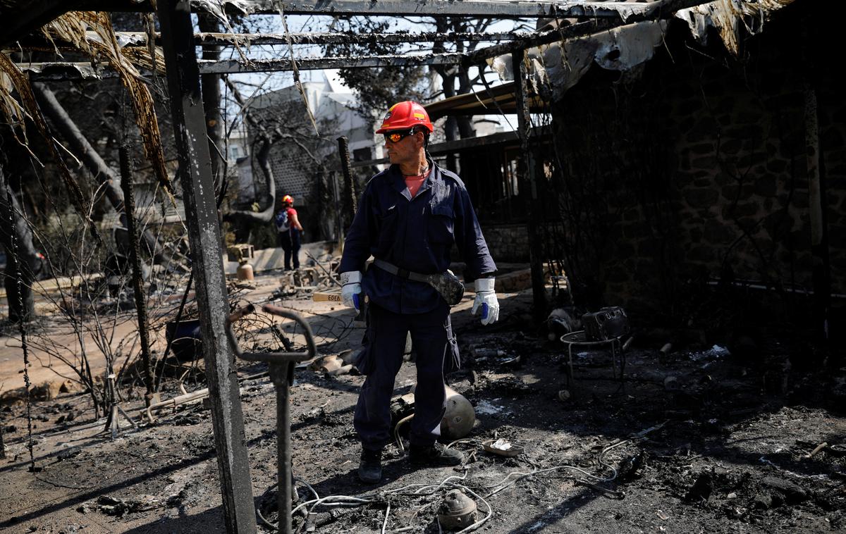 Grčija, požar | Foto Reuters