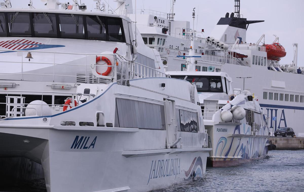 trajekt, katamaran, Hrvaška | Za dele Hrvaške za četrtek zaradi slabega vremena velja rdeči alarm.  | Foto Ivo Cagalj/PIXSELL