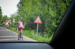 Nesrečno trčenje v Breznici usodno za 25-letnega kolesarja