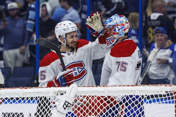 Alexandre Texier, Montreal Canadiens | Hokejisti Montreala so si po zmagi na odločilni semdi tekmi nad Tampo zagotovili napredovanje v polfinale vzhoda. | Foto Reuters