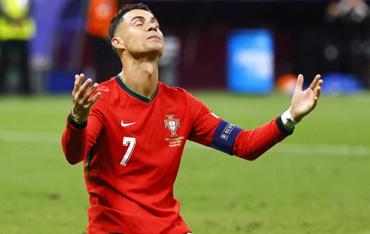 Euro 2024 Slovenija Portugalska Cristiano Ronaldo | Cristiano Ronaldo in žena Georgina sta na elitni ustanovi St. Julian doživela hladen tuš. Njunim otrokom so domnevno zaradi prevelike prepoznavnosti staršev zavrnili vpis. | Foto Reuters