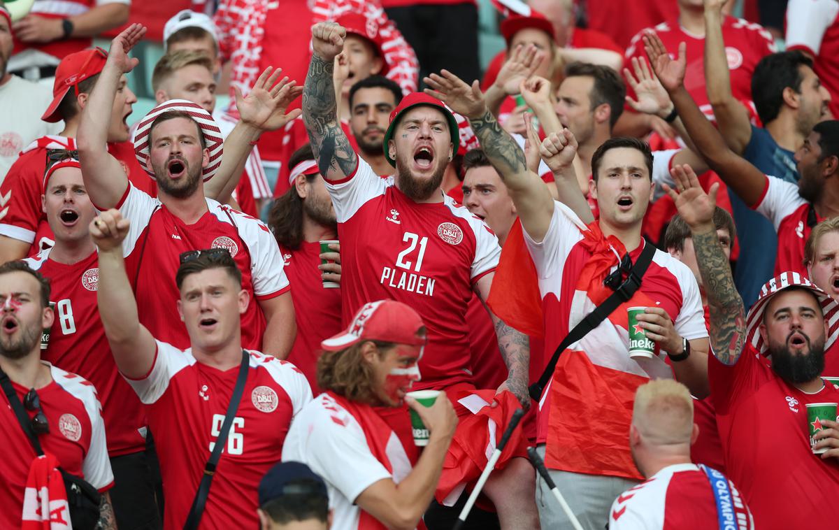 Češka Danska | Danski navijači, ki ne živijo v Veliki Britaniji, ne bodo mogli prisostvovali polfinalni poslastici na Wembleyju. | Foto Reuters