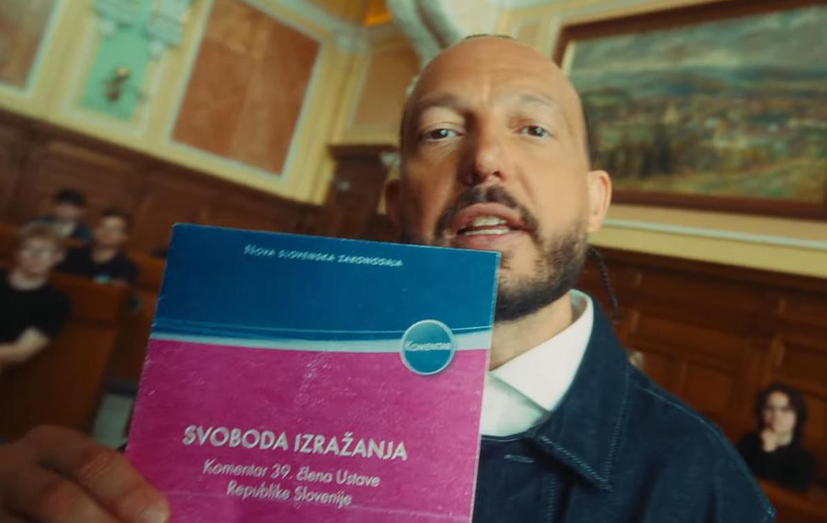 Zlatko Klepc pada | Prizor iz videospota, ki ga je Zlatko posnel za skladbo Klepc pada. | Foto YouTube