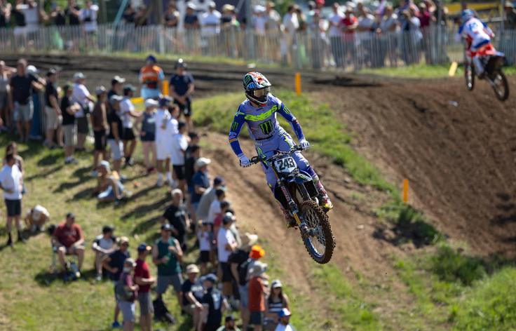 V Franciji je Gajser dokončal samo prvo vožnjo in bil kljub slabšemu štartu tretji. | Foto: Yamaha Racing