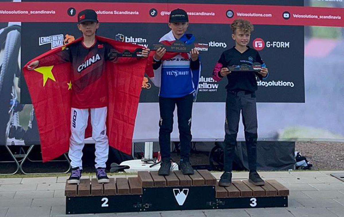 pumptrack Švedska | Zmagovalci kategorije desetletnikov. Tretje mesto je osvojil Gal Malavašič Šurca z Vrhnike. | Foto ŠKD Super Potencial