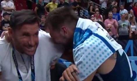 Dončićev objem nasmejal ves svet, a ne nekdanjega soigralca pri Real Madridu #video