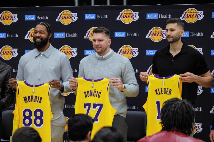 Markieff Morris, Luka Dončić, Maxi Kleber | K LA Lakers sta poleg Luke Dončića iz Dallasa prišla še Markieff Morris in Maxi Kleber. | Foto Reuters