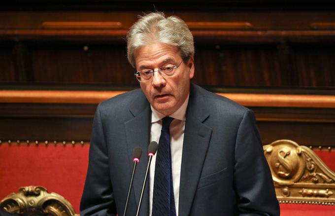 Paolo Gentiloni je potrdil, da je njegova vlada pripravljena priskočiti na pomoč bančnemu sektorju. | Foto: Reuters