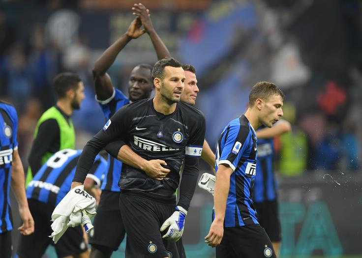 Samir Handanović bo spomladi nadaljeval evropsko sezono v ligi Europa. | Foto: Reuters