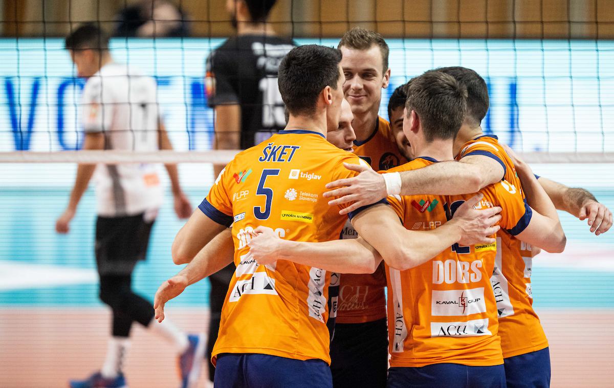 ACH Volley Ljubljana A.J. Fonte Bastardo | Odbojkarji ACH Volleyja so osvojili novo lovoriko. | Foto Vid Ponikvar/Sportida