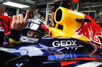 Vettel pred Alonsom, dež želijo tudi v Sauberju