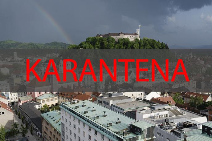 Karantena. Ljubljana. | Foto Getty Images