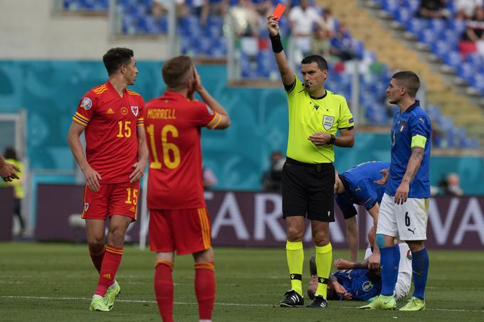 Ethan Ampadu je moral predčasno pod prho. | Foto: Guliverimage/Vladimir Fedorenko