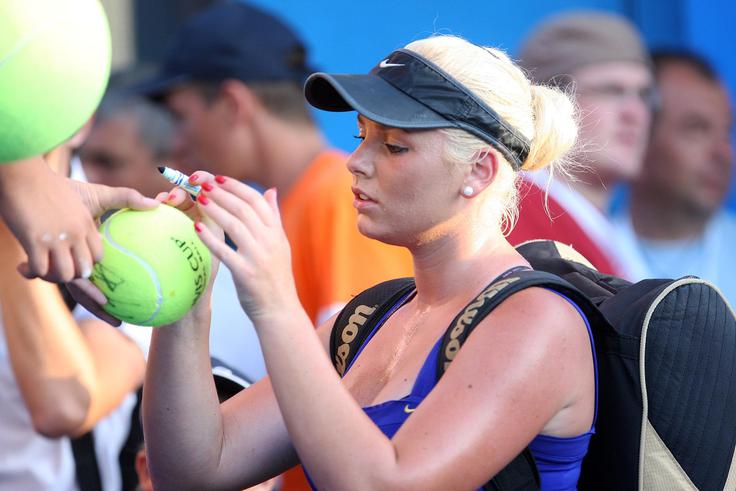 Tadeja Majerič je svojo teniško kariero končala zelo kmalu, stara je bila šele 27 let. | Foto: Aleš Fevžer