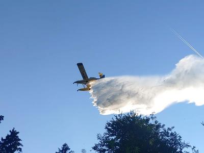 Znova zagorelo na območju Ortneka, v zraku airtractorji