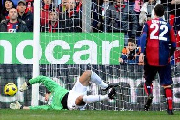 Iličić našel Pastoreja za častni gol (video)