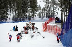 Sneg in veter moški superveleslalom prestavila na četrtek