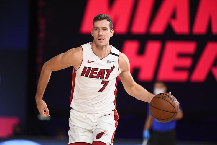 Goran Dragić je saniral poškodbo gležnja in ponoči igral proti Indiani. V 30 minutah je dosegel 11 točk. | Foto: Getty Images