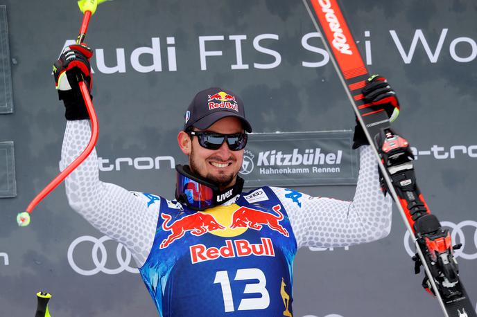Dominik Paris | Dominik Paris je v Kitzbühelu upravičil vlogo prvega favorita.  | Foto Reuters