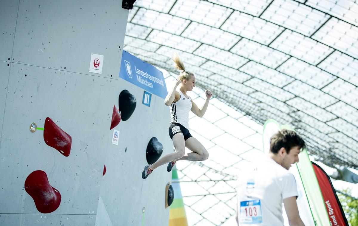 Janja Garnbret IFSC WORLD CUP MUNICH | Janja Garnbret začela tam, kjer je končala. | Foto Ana Kovač