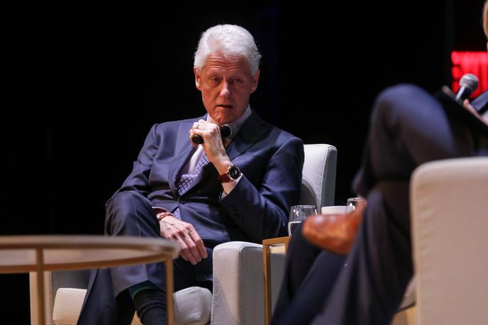 Bill Clinton | Kmalu po aretaciji je Epstein, ki so ga povezovali s številnimi drugimi vplivneži, v newyorškem zveznem zaporu storil samomor. | Foto Reuters